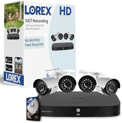 Lorex security camera system packaging