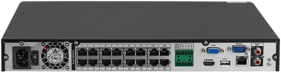 Network switch with multiple Ethernet ports and status LEDs.