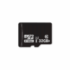 A 32GB microSDHC memory card with a black design.