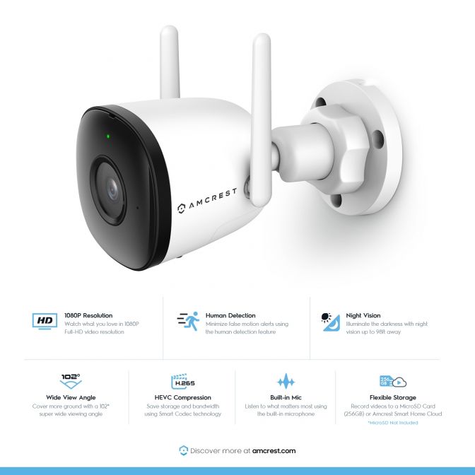 Tenda security camera with wireless and smart features for home protection.